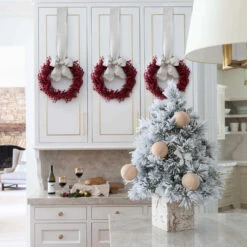 King Of Christmas Rustic Stripe Glass Ornament (4 Pack) -The King Of Christmas RusticStripeGlassOrnament1