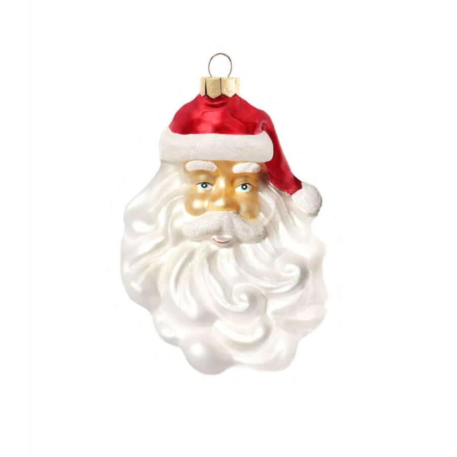 King Of Christmas Santa Glass Ornament (4 Pack) 1 King Of Christmas Santa Glass Ornament (4 Pack)