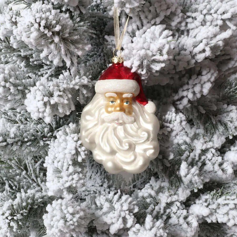 King Of Christmas Santa Glass Ornament (4 Pack) 2 King Of Christmas Santa Glass Ornament (4 Pack) - Image 2