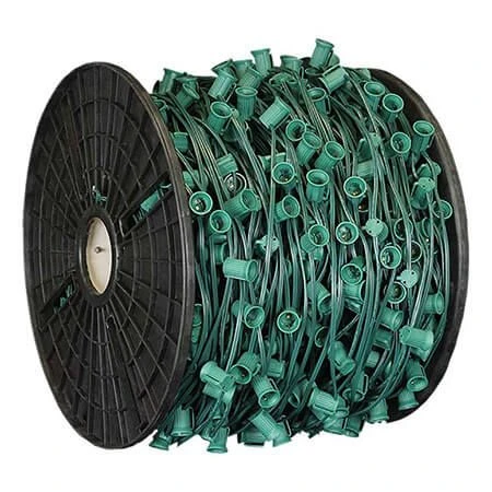 C7 Cord, 9" Spacing, Green Wire, SPT-1, 1000' 1 C7 Cord, 9" Spacing, Green Wire, SPT-1, 1000'