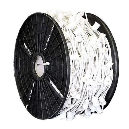 C7 Cord, 15" Spacing, White Wire, SPT-1, 1000' 1 C7 Cord, 15" Spacing, White Wire, SPT-1, 1000'