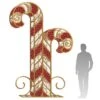 11' 3D LED Candy Cane - Red & Warm White