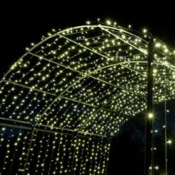 52' Drive Through Tunnel - LED - Warm White -The King Of Christmas darch 4 ww top 1 12