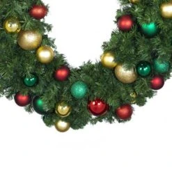 Decorated - 9' X 18" Oregon Fir Garland - Unlit - DELUXE Colors Of The Holiday -The King Of Christmas dg 918 del coth crop