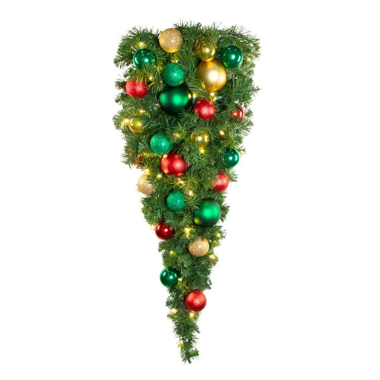 Decorated 44" Spray - Lit - Deluxe Colors Of The Holiday - Bow Option Available 1 Decorated 44" Spray - Lit - Deluxe Colors Of The Holiday - Bow Option Available