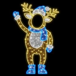 6' 8" 2D LED Papa Deer - Photo Op Display -The King Of Christmas father deer 1