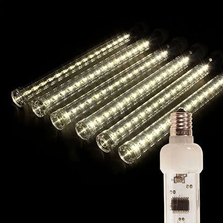 12" LED Falling Snow Tube - Sun Warm White 1 12" LED Falling Snow Tube - Sun Warm White