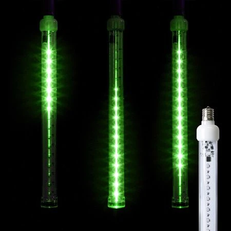 12" LED Falling Snow Tube - Green - Pro Christmas™ 1 12" LED Falling Snow Tube - Green - Pro Christmas™