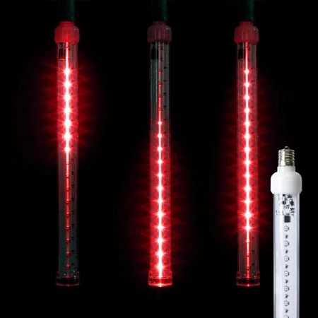 12" LED Falling Snow Tube - Red - Pro Christmas™ 1 12" LED Falling Snow Tube - Red - Pro Christmas™