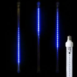 24" LED Falling Snow Tube - Blue - Pro Christmas™