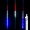 24" LED Falling Snow Tube - Red, Pure White And Blue - Pro Christmas™