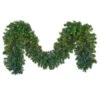 9' X14" Deluxe Oregon Fir Garland, Lit With Twinkly Pro RGBW
