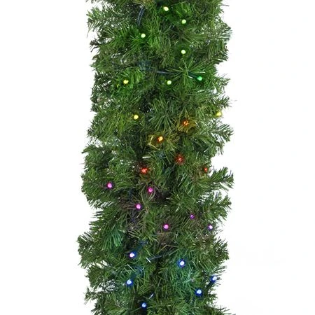 9' X14" Deluxe Oregon Fir Garland, Lit With Twinkly Pro RGBW 3 9' X14" Deluxe Oregon Fir Garland, Lit With Twinkly Pro RGBW - Image 3