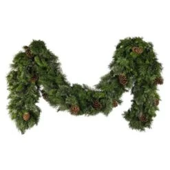 9' X 14" Mixed Pine Garland, Unlit