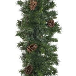 9' X 14" Mixed Pine Garland, Unlit -The King Of Christmas g 914 mpu c