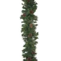 9' X 14" Mixed Pine Garland, Unlit -The King Of Christmas g 914 mpu d