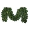9' X 18" Deluxe Oregon Fir Garland, Lit