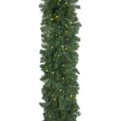 9' X 18" Deluxe Oregon Fir Garland, Lit 8 9' X 18" Deluxe Oregon Fir Garland, Lit -The King Of Christmas g 918 dofl ww d
