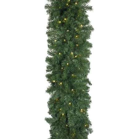 9' X 18" Deluxe Oregon Fir Garland, Lit 4 9' X 18" Deluxe Oregon Fir Garland, Lit - Image 4