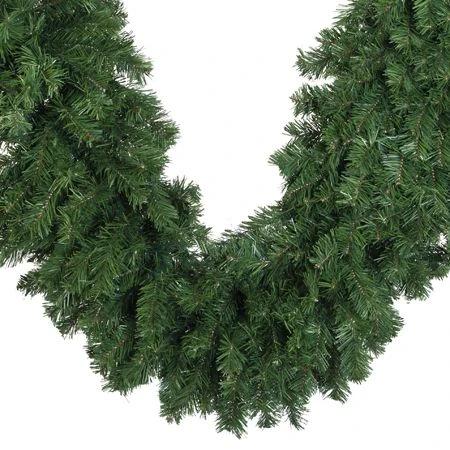 9' X 18" Deluxe Oregon Fir Garland, Unlit 2 9' X 18" Deluxe Oregon Fir Garland, Unlit - Image 2