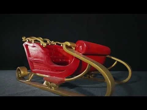 3.25' 2 Seat Santa Sleigh 2 3.25' 2 Seat Santa Sleigh - Image 2