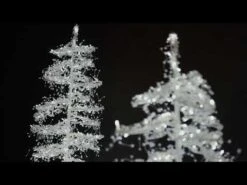 9' Ice Sculpture Christmas Tree - Pure White -The King Of Christmas hqdefault 3