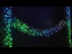 9' X14" Deluxe Oregon Fir Garland, Lit With Twinkly Pro RGBW 11 9' X14" Deluxe Oregon Fir Garland, Lit With Twinkly Pro RGBW -The King Of Christmas hqdefault 5 36