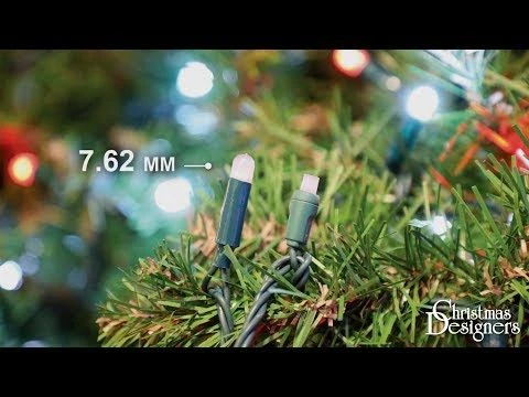 Twinkly Pro - RGB Capsule - 250 Lights - 4" Spacing - Green Wire - Single Line 6 Twinkly Pro - RGB Capsule - 250 Lights - 4" Spacing - Green Wire - Single Line - Image 6