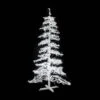 9' Ice Sculpture Christmas Tree - Pure White