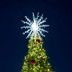 4' Icicle Burst LED Tree Topper 15 4' Icicle Burst LED Tree Topper -The King Of Christmas icicle burst tree topper3 1