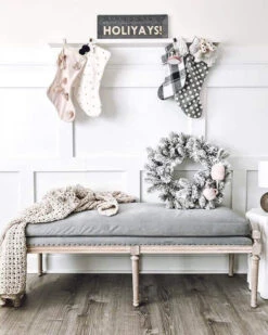 King Of Christmas 24" King Flock® Wreath Unlit 12 King Of Christmas 24" King Flock® Wreath Unlit -The King Of Christmas king flock wreath lifestyle