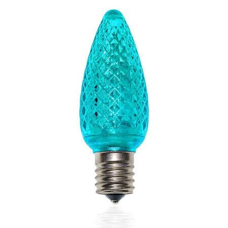 C9 SMD LED Retrofit Bulb - Teal - Minleon - Bag Of 25 1 C9 SMD LED Retrofit Bulb - Teal - Minleon - Bag Of 25