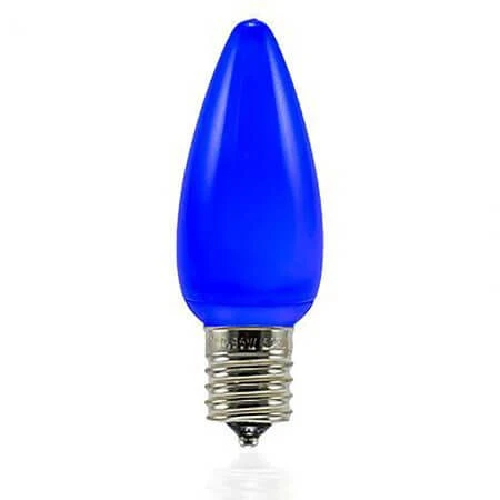 C9 SMD LED Retrofit Bulbs - Frosted Smooth - Blue - Pro Christmas™ - Bag Of 25 1 C9 SMD LED Retrofit Bulbs - Frosted Smooth - Blue - Pro Christmas™ - Bag Of 25