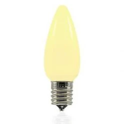 C9 SMD LED Retrofit Bulbs - Frosted Smooth - 2600K Warm White - Pro Christmas™ - Bag Of 25
