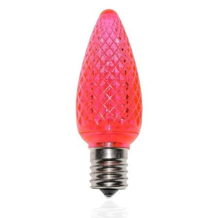 C9 SMD LED Retrofit Bulb - Pink - Pro Christmas™ - Bag Of 25 1 C9 SMD LED Retrofit Bulb - Pink - Pro Christmas™ - Bag Of 25
