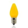 C7 SMD LED Retrofit Bulbs - Frosted Smooth - Yellow - Pro Christmas™ - Bag Of 25