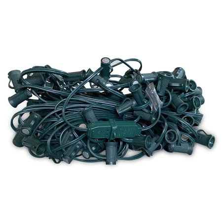 LITE-NETICS C9 Cord Green Wire - 12" Spacing - SPT-1 - 100' 2 LITE-NETICS C9 Cord Green Wire - 12" Spacing - SPT-1 - 100' - Image 2