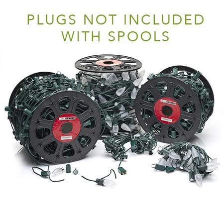 LITE-NETICS C9 Cord Green Wire - 18" Spacing - SPT-1 - 500' 2 LITE-NETICS C9 Cord Green Wire - 18" Spacing - SPT-1 - 500' - Image 2