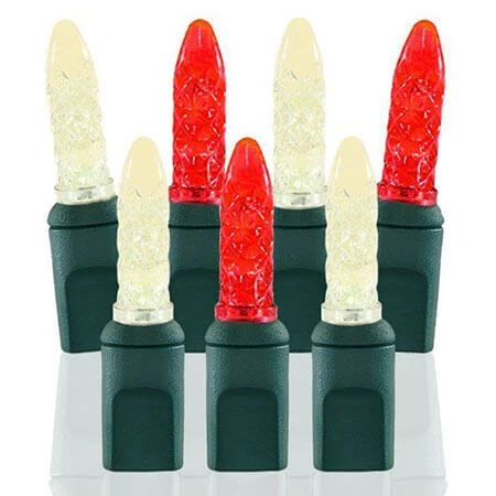 70 Light M5 Warm White-Red LED Christmas Lights 1 70 Light M5 Warm White-Red LED Christmas Lights