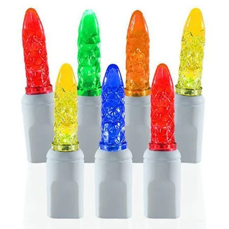 70 Light M5 Multi LED Christmas Lights - White Wire 1 70 Light M5 Multi LED Christmas Lights - White Wire