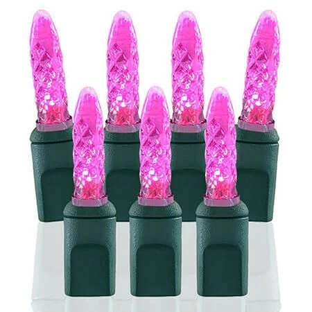 70 Light M5 Pink LED Christmas Lights 1 70 Light M5 Pink LED Christmas Lights