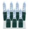 70 Light M5 Pure White LED Christmas Lights