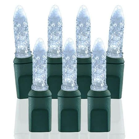 70 Light M5 Pure White LED Christmas Lights 1 70 Light M5 Pure White LED Christmas Lights