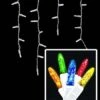 LED Icicle Lights - 70 Light Set - Multi