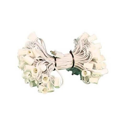 C7 Cord White Wire 12" Spacing, 100', SPT-1 1 C7 Cord White Wire 12" Spacing, 100', SPT-1