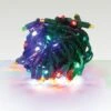 70 Light Multi 5 Mm Wide Angle Conical LED Christmas Lights - Balled