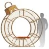 8' LED Ornament Icon - Photo Op Feature Piece With Orange Seat