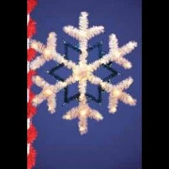 6' X 6' Star Snowflake