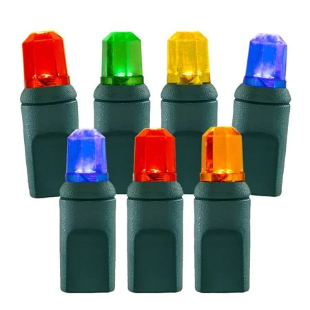 70 Light Multi Pentagon Gem LED Christmas Lights 1 70 Light Multi Pentagon Gem LED Christmas Lights