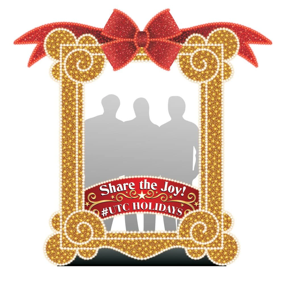 9' 2D Gilded Photo Op Frame 1 9' 2D Gilded Photo Op Frame